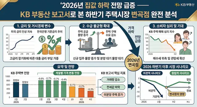 2026년 집값 하락 전망 급증