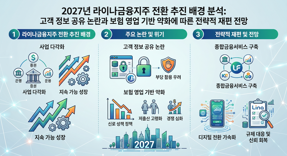 2027년 라이나금융지주 전환 추진 배경 분석