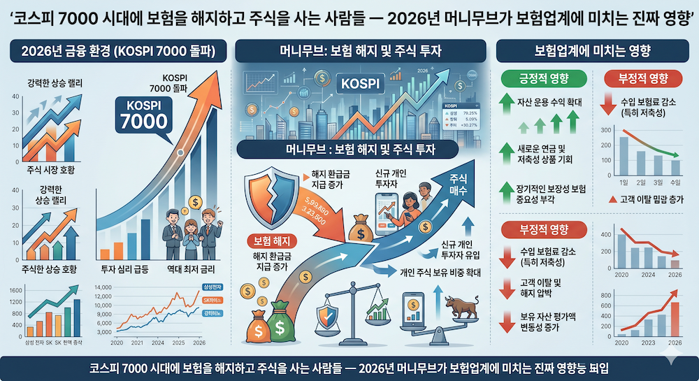 코스피 7000 시대에 보험을 해지하고 주식을 사는 사람들.png