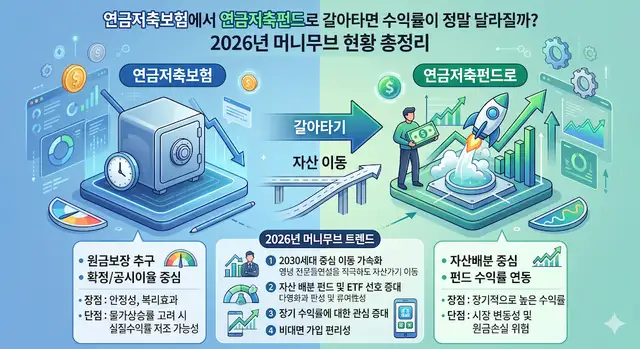 연금저축보험에서 연금저축펀드로 갈아타면 수익률이 정말 달라질까