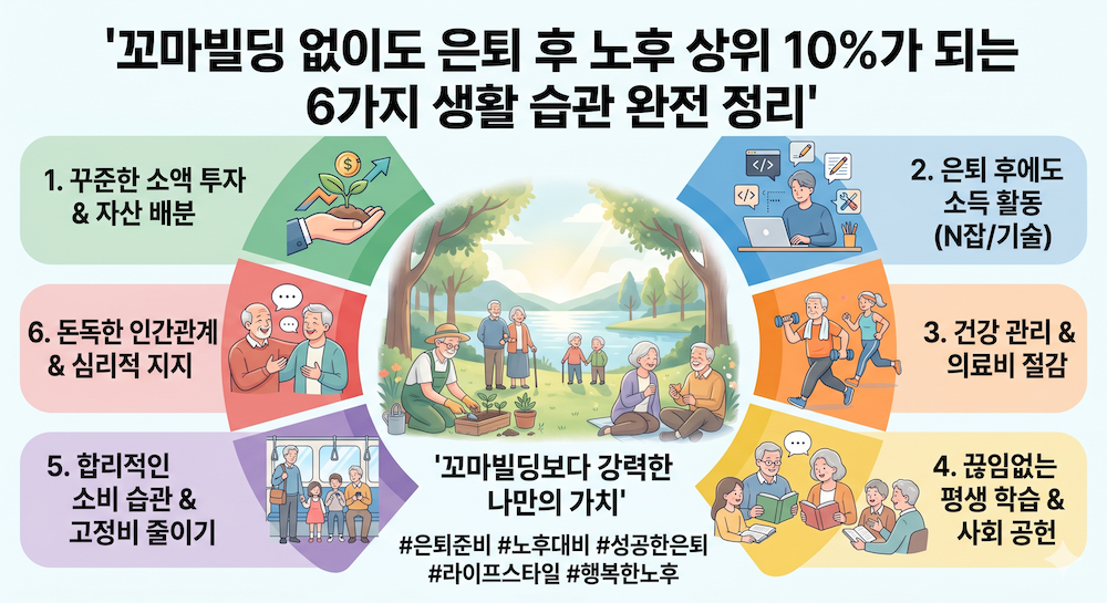 꼬마빌딩 없이도 은퇴 후 노후 상위 10%