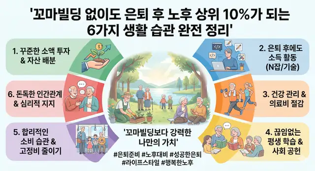 꼬마빌딩 없이도 은퇴 후 노후 상위 10%