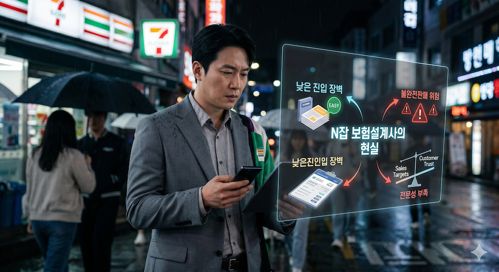 N잡 보험설계사 현실과 한계