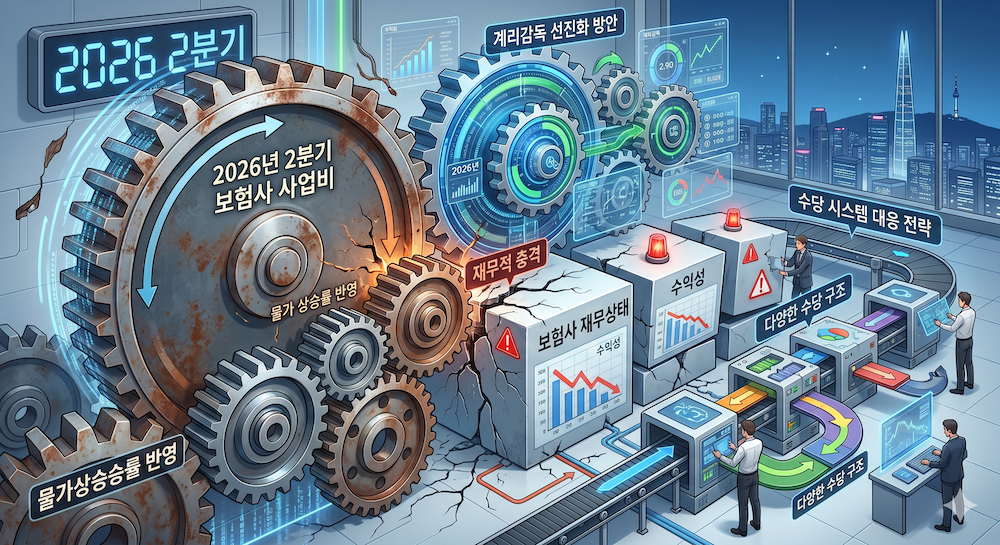 2026년 2분기 보험사 사업비 물가상승률 반영과 계리감독 선진화 방안